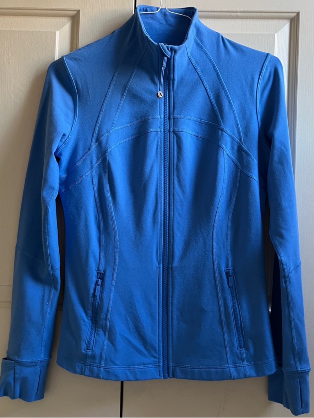 🍒LULULEMON Classic DEFINE Jacket sz 10 BLUE NILE Periwinkle Blue ~ LUON!!
